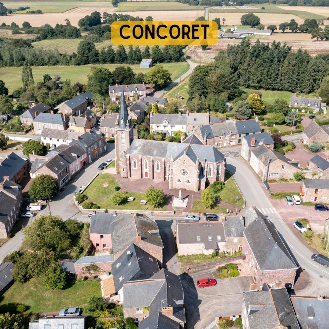 Camping Le Val Aux Fees - Broceliande Concoret Extérieur photo
